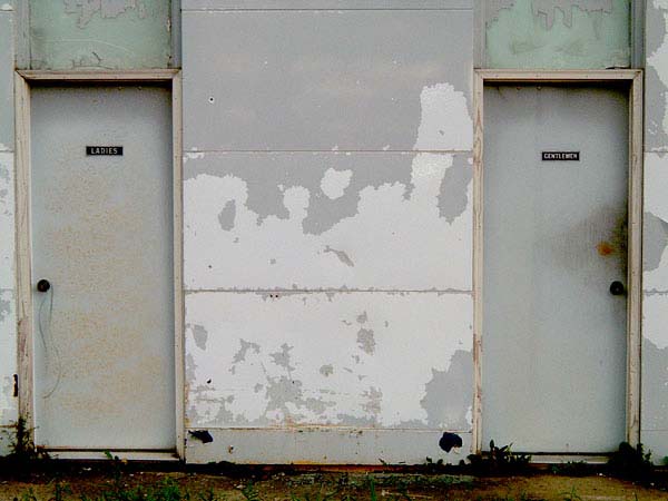 restrooms